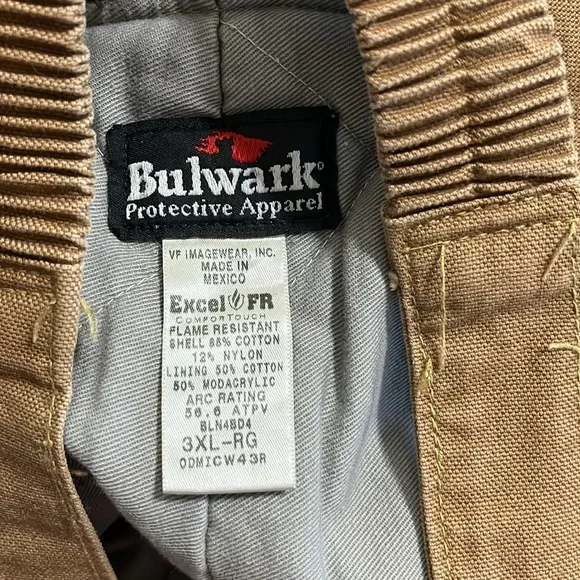 Bulwark Flame Resistant Insulated Overall Bib